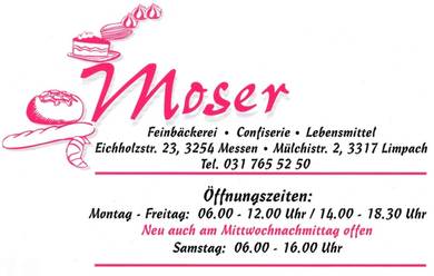 Feinbäckerei Moser Messen